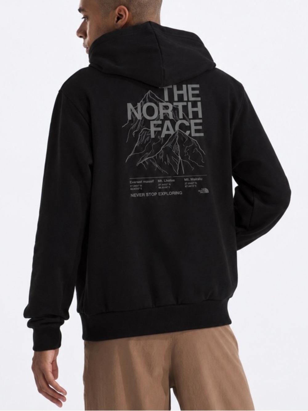 The North Face Evolution Half Dome Hoodie Men's Large Black Graphic Pullover